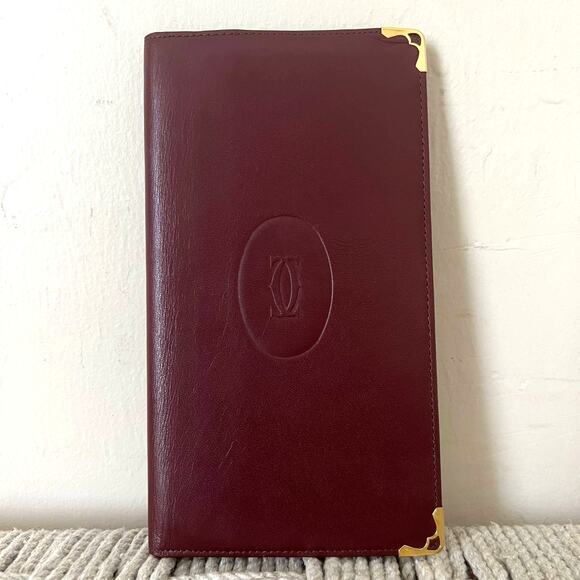 Cartier Long Wallet in Classic Burgundy - Picture 1 of 8